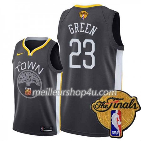 Maillot Basket Homme Golden State Warriors Draymond Green 23 Black Town 2018 NBA Finals Nike Swingman